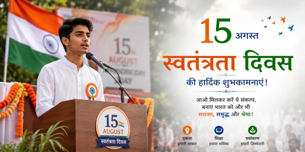 15 august ka bhashan 2 15 अगस्त का भाषण