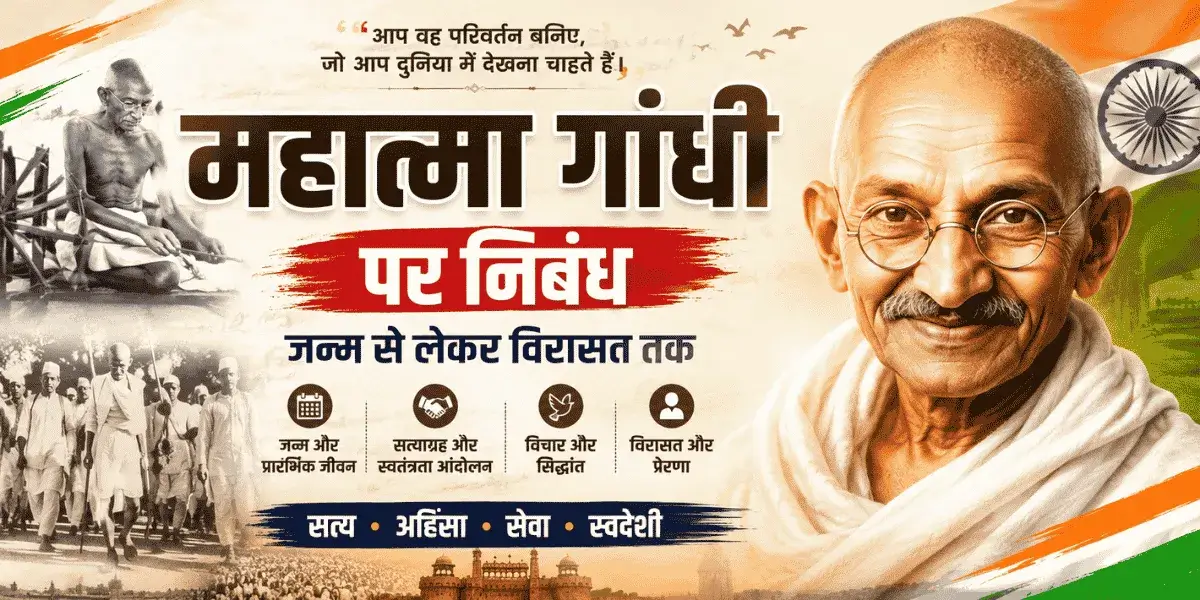 महात्मा गांधी पर निबंध